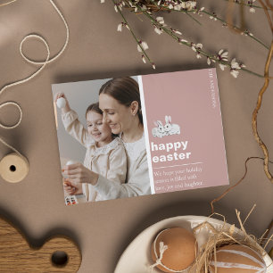 Postale Photo Carte With Bunny