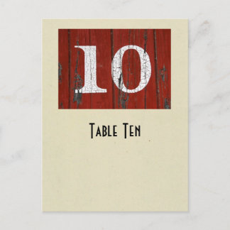 Postale Photo numéro 10 carte de table