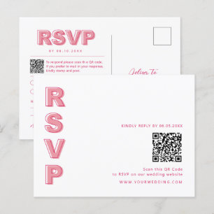 Postale Plan Gras Type RSVP Code-barres Enceinte Carte pos