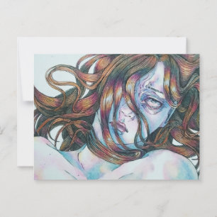 Postale Poignant Art Series 7 de 11 Taille de carte postal