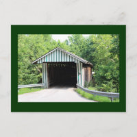 Pont couvert de Colville, Paris Kentucky - Carte p