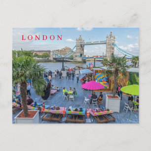 Postale Pont de la Tour de Londres en vue estivale carte p