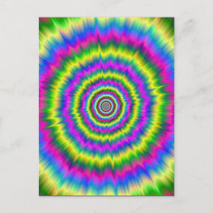 Postale Poster carte Neon Explosion