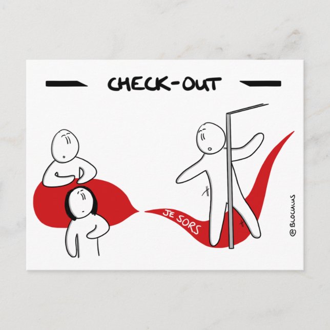 Postale Protocole Carte Core : Départ (Devant)