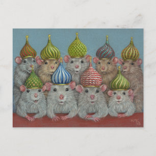 Postale Rat dans St Basil'oignon dôme casquettes carte pos