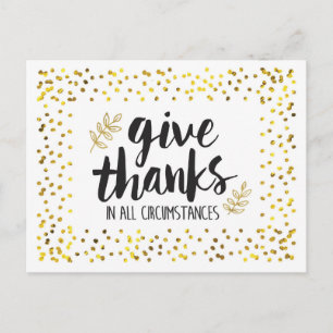 Postale Remercier dans toutes les circonstances Carte post