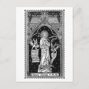 Postale Saint Joseph, Patron de l'Église (DT 01) Carte pos