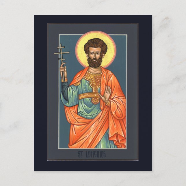 Postale Saint Longinus la carte de prière Centurion (Devant)