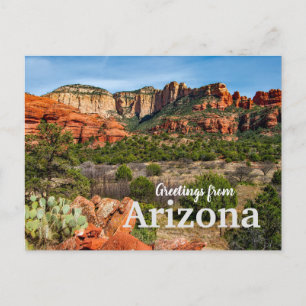 Postale Salutations de l'Arizona Scenic Desert Carte posta