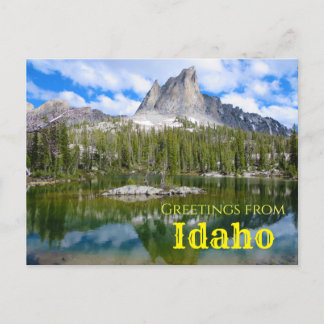 Postale Salutations de l'Idaho Scenic Mountain Carte posta