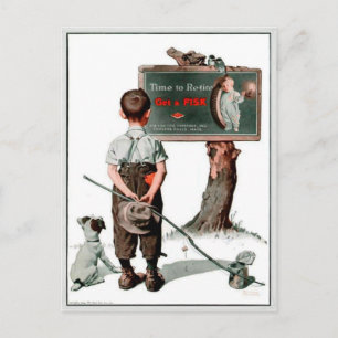 Postale Salutations vintages Avec Ancienne Carte Ad Pneus