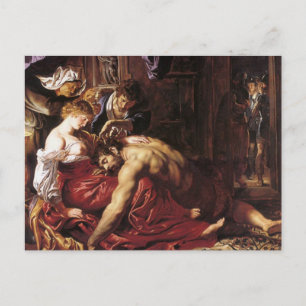 Postale Samson et Dalila par Pierre Paul Rubens Carte post