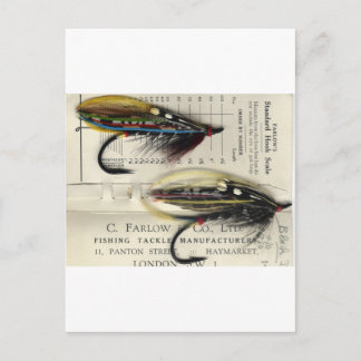 Postale Saumon classique Voler sur carte