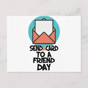 Postale Septième février - Envoyer une carte à un ami Day