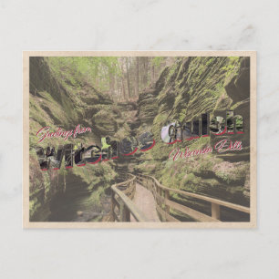 Postale Sorcières Gulch Wisconsin Vintage Style carte post