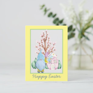Postale Spring Gnome Home Bonne carte de Pâques