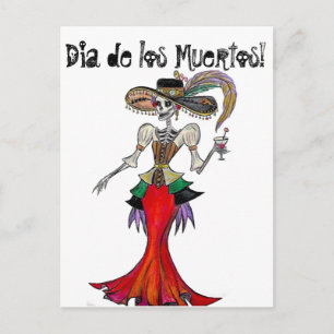 Postale Steampunk Catrina / Carte Dia de los Muertos