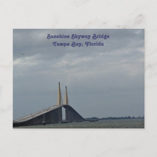 Postale Sunshine Skyway Bridge Tampa Bay, FL. Carte postal
