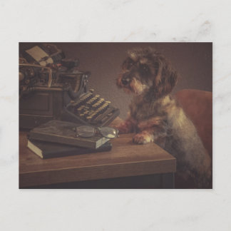 Postale Super carte de teckel amusante