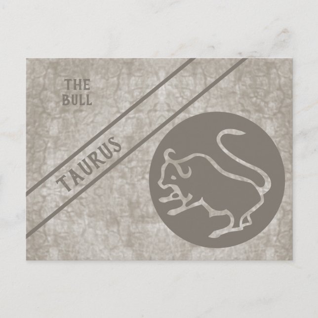 Postale Taurus— Signes de la collection Zodiac Carte posta (Devant)