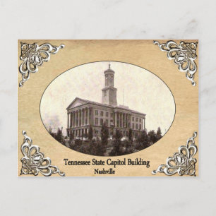 Postale Tennessee State Capitol Bâtir une ancienne carte p