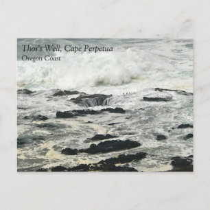 Postale Thor's Well, Cape Perpetua, Oregon Coast Carte pos