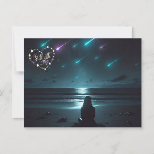 Postale Toujours avec moi – Carte de soutien pour le deuil