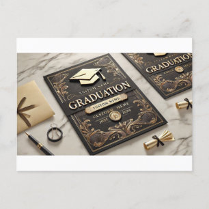 Postale Triomphe d'or : Carte de diplôme de luxe"