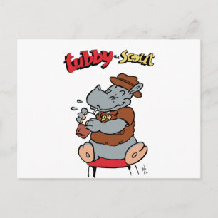 Postale Tubby carte de poste scout