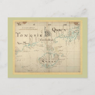 Postale Une Authentique Carte Pirate De 1690