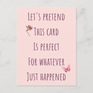 Postale Une carte à chaque occasion