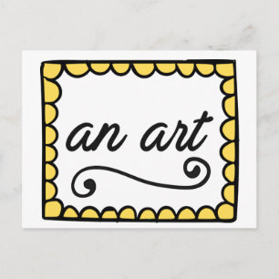 Postale Une carte d'art