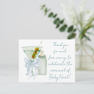 Postale Une carte de remerciement pour un bébé Tini