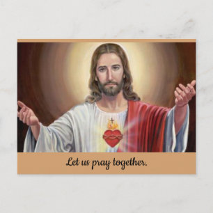 Postale Une Petite Prière Pour Vous Carte Memento Fermée E