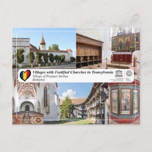 Postale UNESCO WHS - Village de Prejmer-Tartlau Carte post