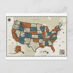 Postale USA - Carte Vintage