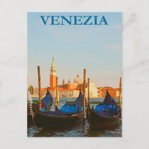 Postale Venise, Italie Gondola Boat Vintage voyage Carte p
