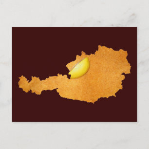 Postale Viennese Schnitzel - Carte De L'Autriche