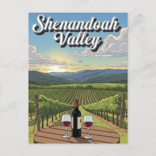 Postale Vignoble en Virginie Shenandoah Valley Carte posta