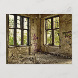 Postale Villa abandonnée déclinant au fil du temps Carte p