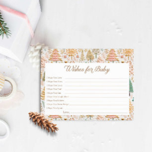 Postale Vœux de carte pour bébé pour Baby Shower Fille en
