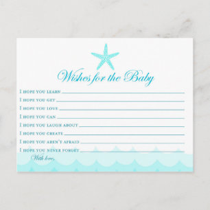 Postale Voeux pour la Carte Bébé