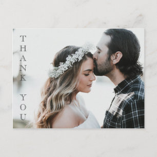 Postale Votre photo ici - Carte de remerciements Mariage