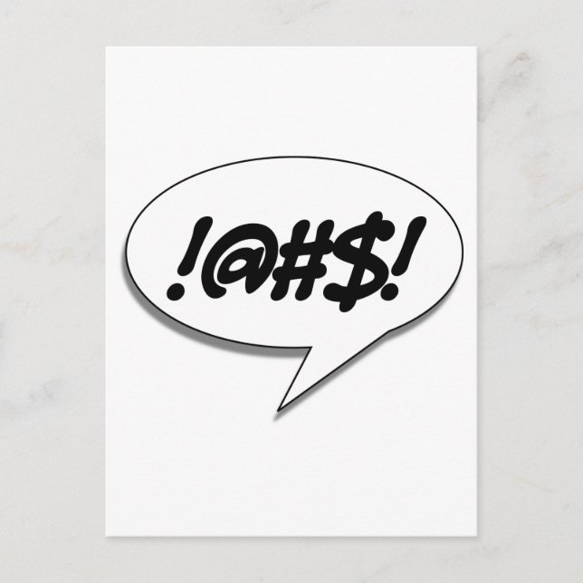 !@#$! POSTCARD (Front)