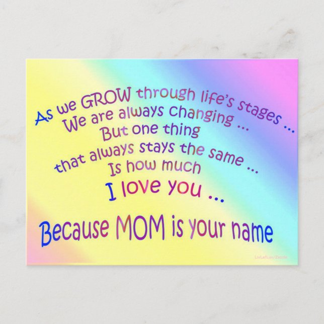 POSTCARD 14.05.06.3.MOTHERS DAY (Front)