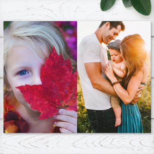 Postcard 2 Photo Edge Print Template