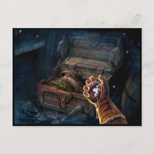 Postcard - A Shocking Discovery (Front)