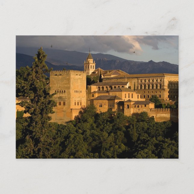 Postcard Albaycin in Grenada, Andalusia Spain (Front)