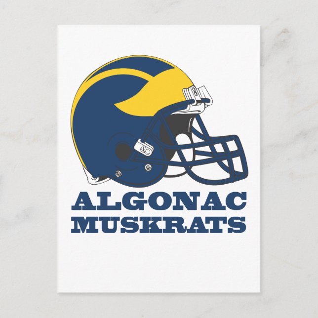 Postcard - Algonac Muskrats (Front)
