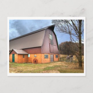 Postcard, Anderson barn Postcard